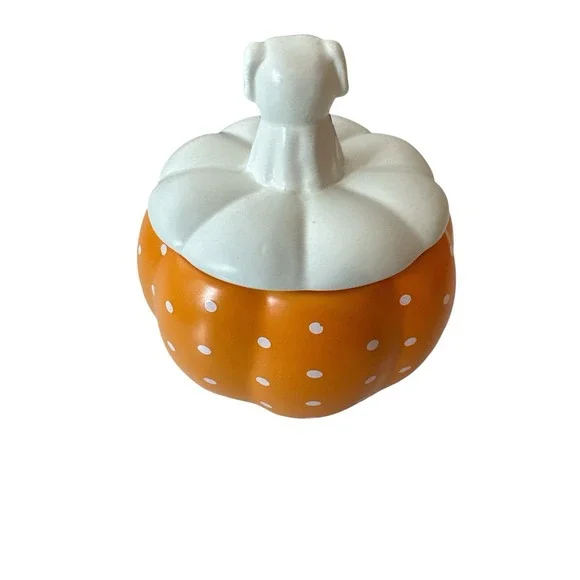 New Sand + Paws Dog Autumn Harvest Jack O'Lantern Pumpkin Candle 15 Oz Halloween - Picture 2 of 7